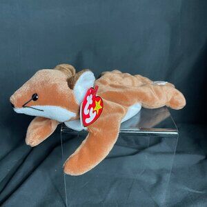 RARE TY ORIGINAL BEANIE BABY SLY THE FOX 1996 RETIRED W/ORIGINAL TAG